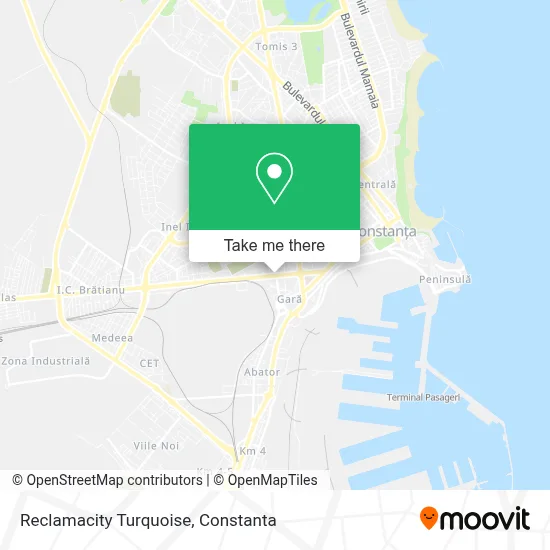 Reclamacity Turquoise map