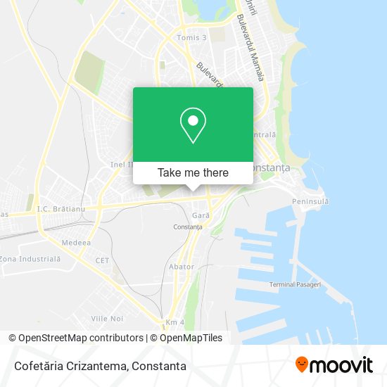 Cofetăria Crizantema map