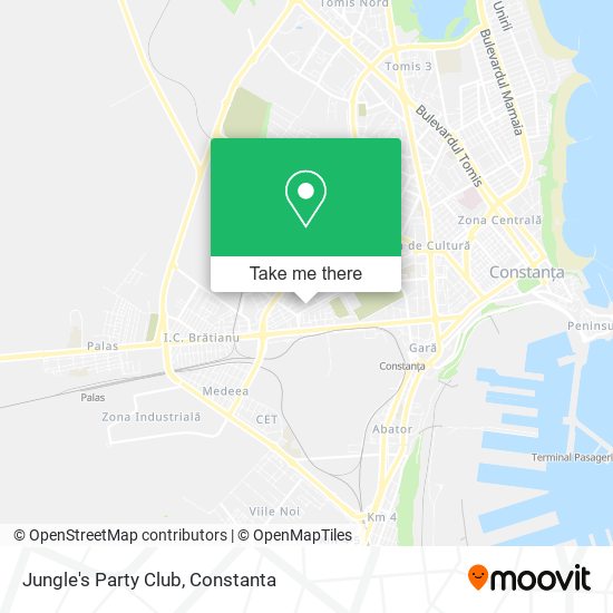 Jungle's Party Club map