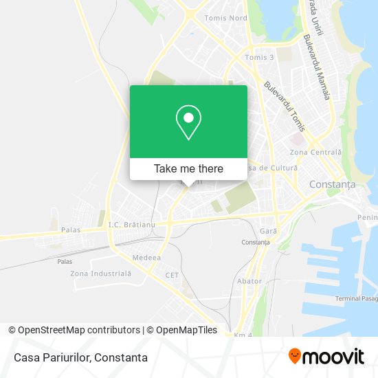 Casa Pariurilor map