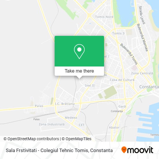 Sala Frstivitati - Colegiul Tehnic Tomis map