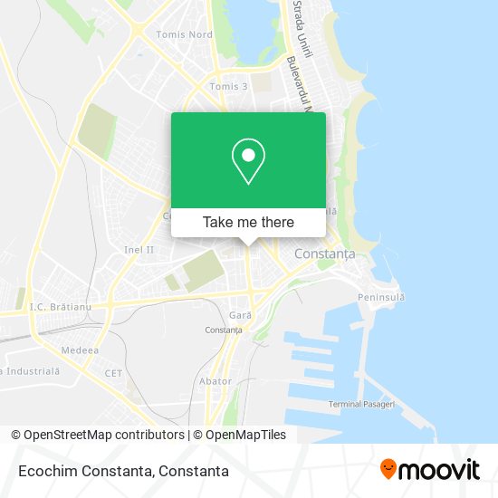 Ecochim Constanta map