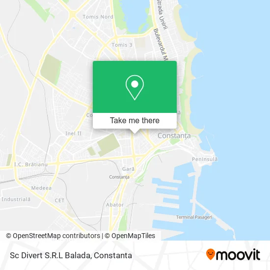 Sc Divert S.R.L Balada map