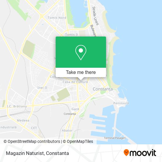 Magazin Naturist map