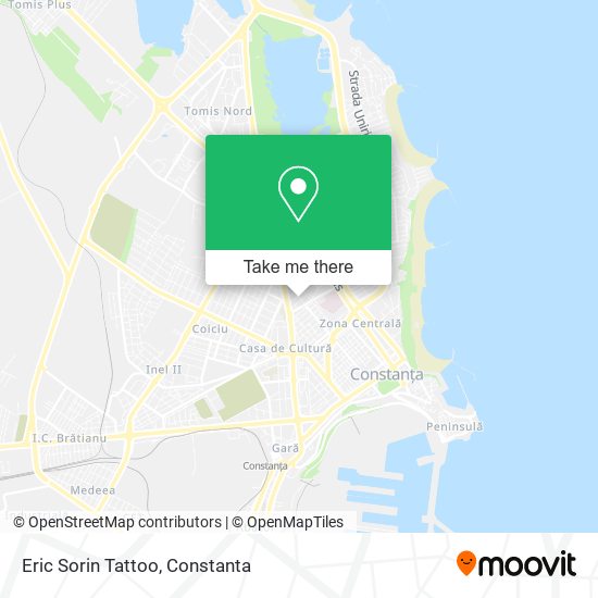 Eric Sorin Tattoo map