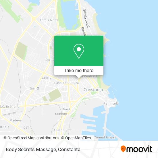 Body Secrets Massage map