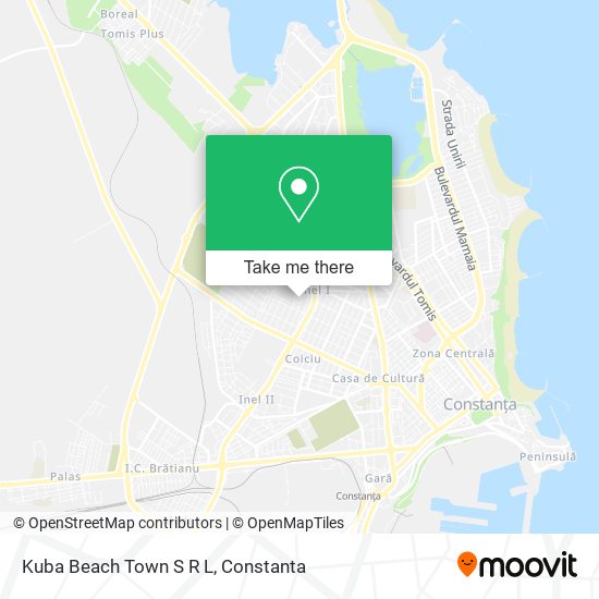 Kuba Beach Town S R L map