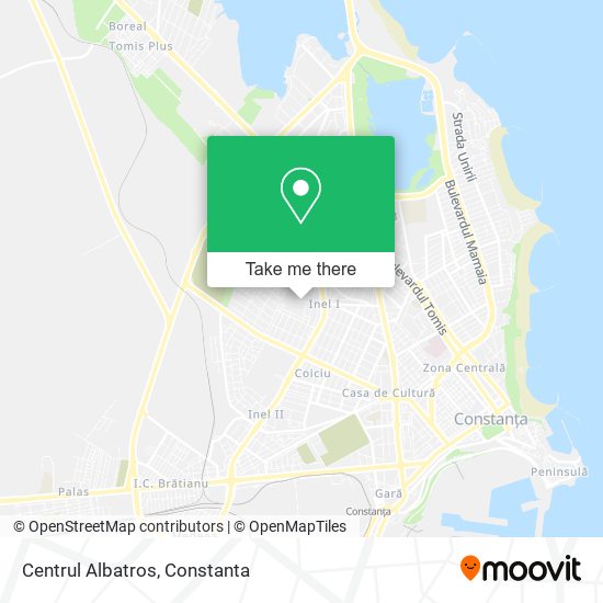 Centrul Albatros map