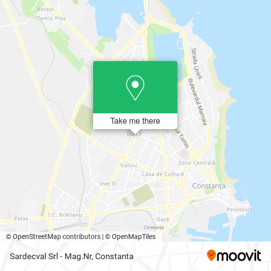 Sardecval Srl - Mag.Nr map