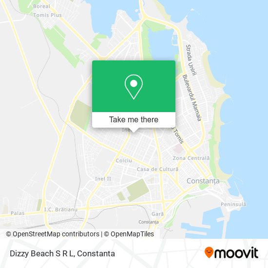 Dizzy Beach S R L map