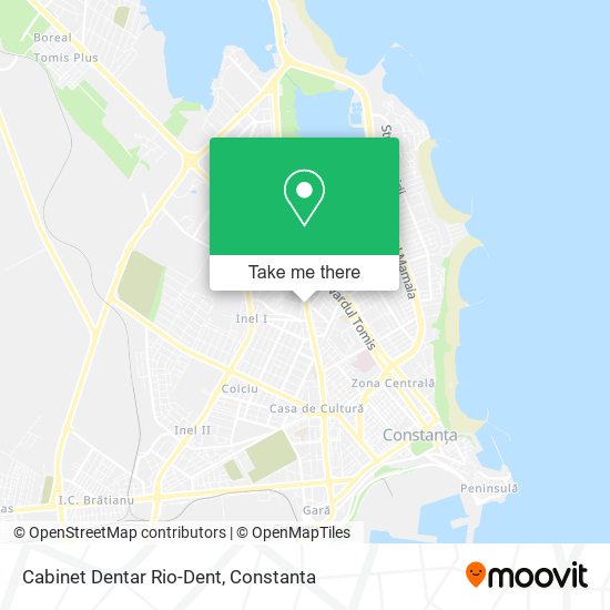 Cabinet Dentar Rio-Dent map