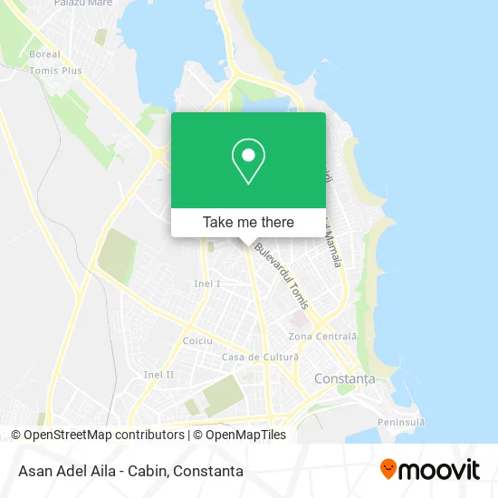Asan Adel Aila - Cabin map