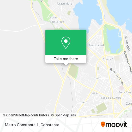 Metro Constanta 1 map
