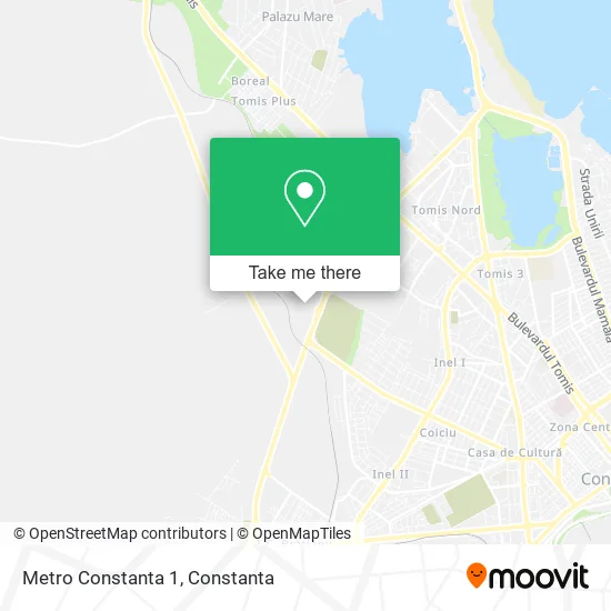 Metro Constanta 1 map