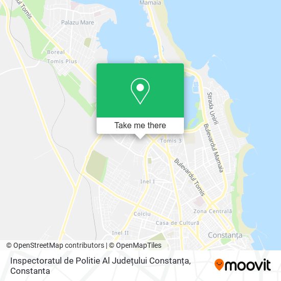 Inspectoratul de Politie Al Județului Constanța map