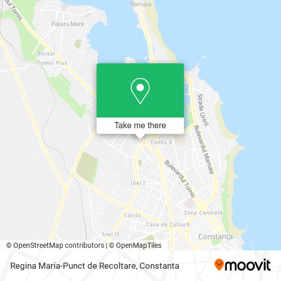 Regina Maria-Punct de Recoltare map