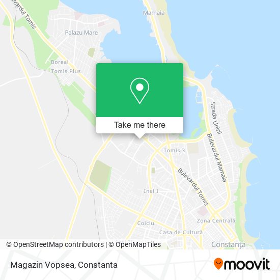 Magazin Vopsea map