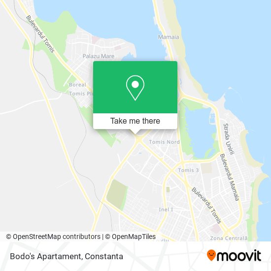 Bodo's Apartament map