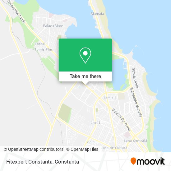 Fitexpert Constanta map