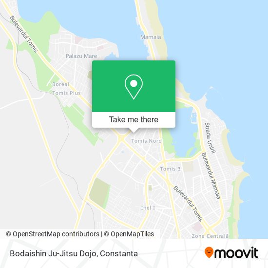 Bodaishin Ju-Jitsu Dojo map