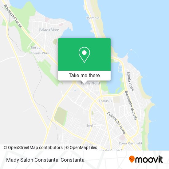 Mady Salon Constanta map