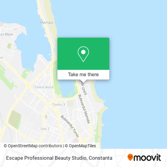 Escape Professional Beauty Studio map