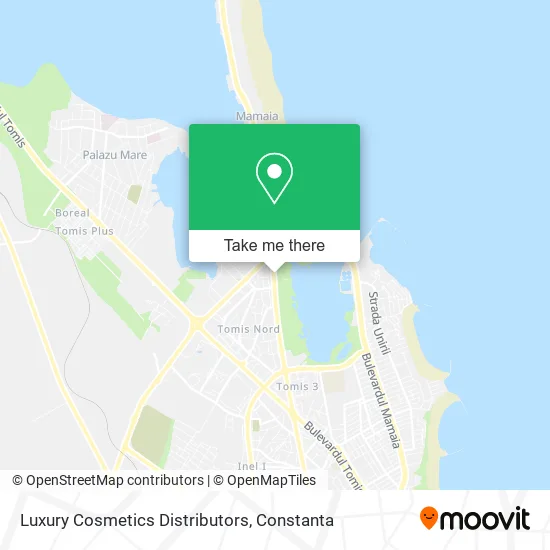 Luxury Cosmetics Distributors map