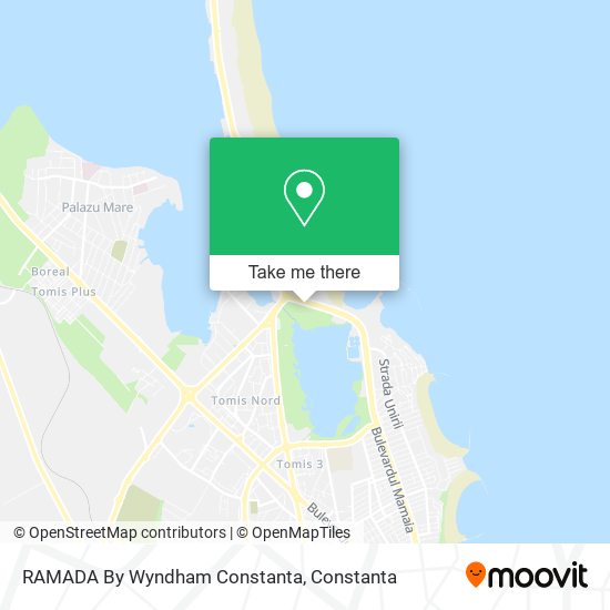 RAMADA By Wyndham Constanta map