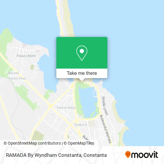 RAMADA By Wyndham Constanta map