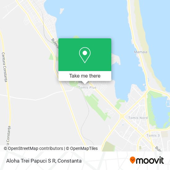 Aloha Trei Papuci S R map