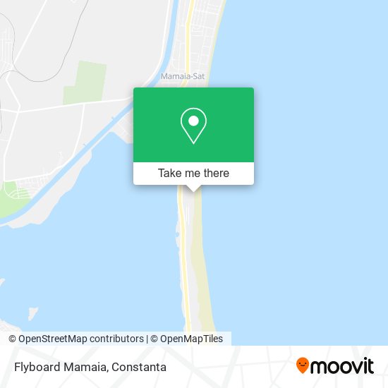 Flyboard Mamaia map