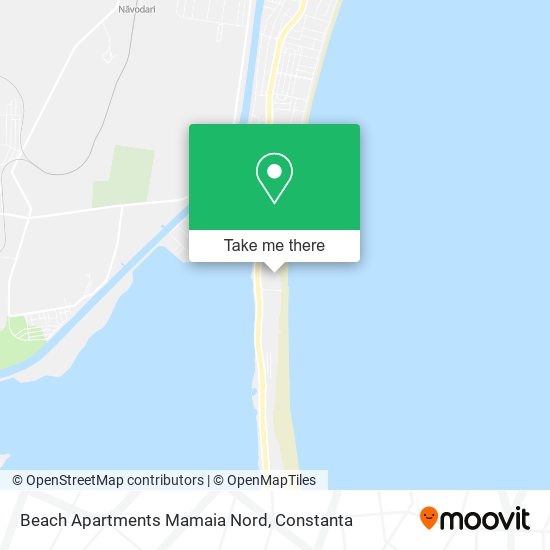 Beach Apartments Mamaia Nord map