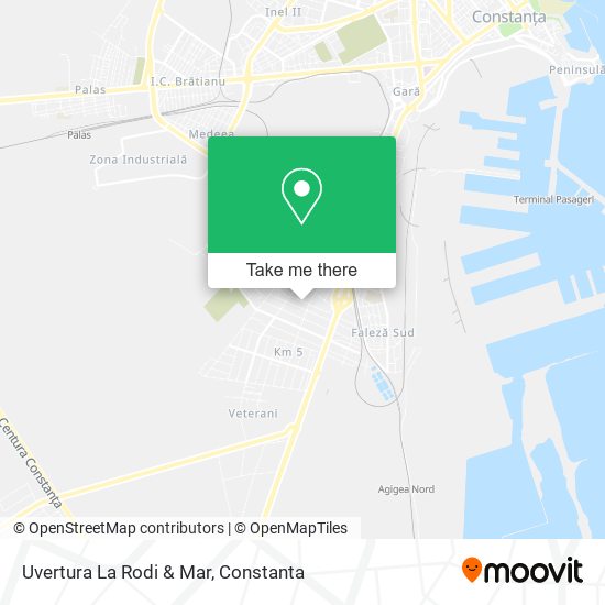 Uvertura La Rodi & Mar map