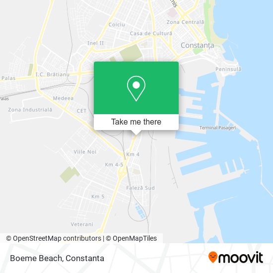 Boeme Beach map