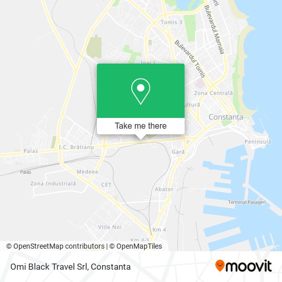 Omi Black Travel Srl map