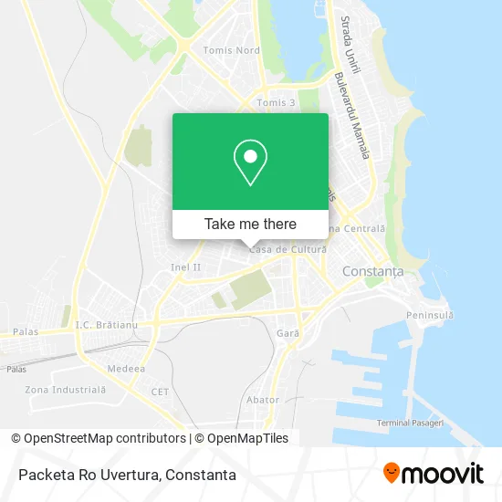 Packeta Ro Uvertura map