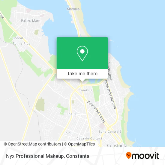 Nyx Professional Makeup map