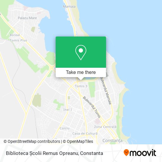 Biblioteca Școlii Remus Opreanu map