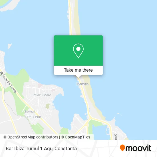 Bar Ibiza Turnul 1 Aqu map