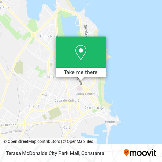 Terasa McDonalds City Park Mall map