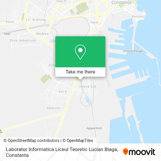 Laborator Informatica Liceul Teoretic Lucian Blaga map