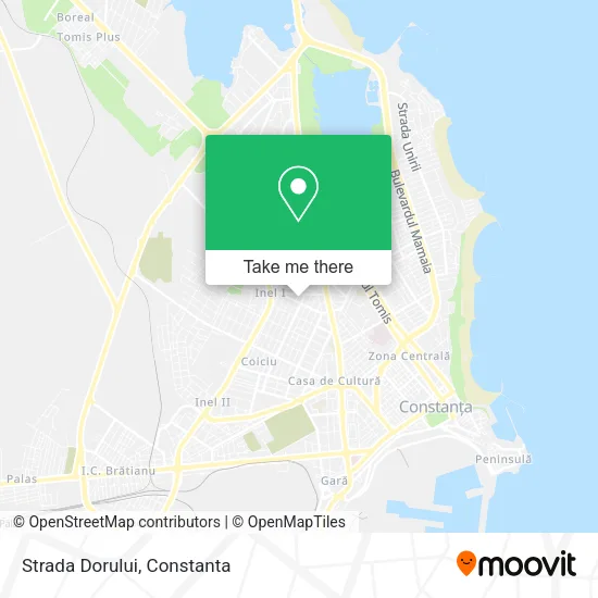 Strada Dorului map
