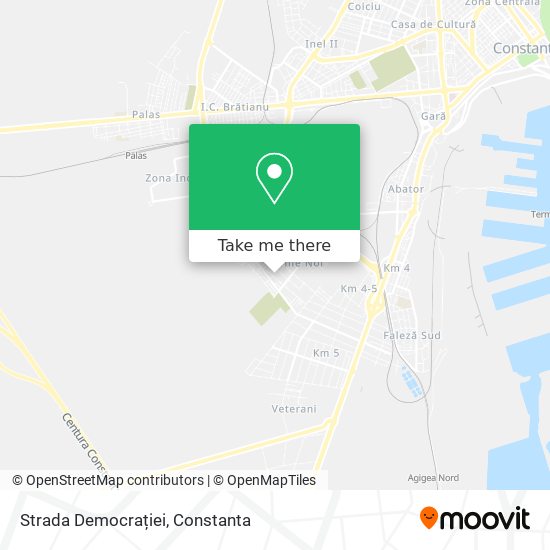 Strada Democrației map