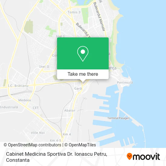 Cabinet Medicina Sportiva Dr. Ionascu Petru map
