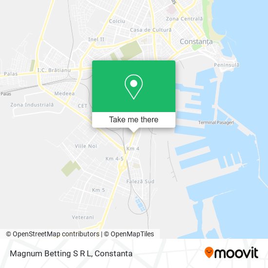 Magnum Betting S R L map
