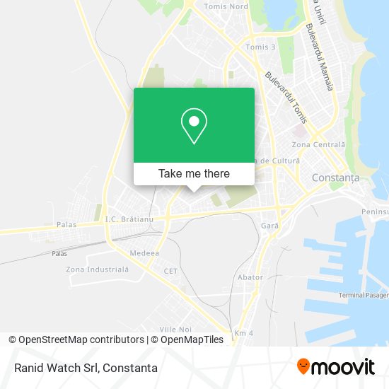 Ranid Watch Srl map