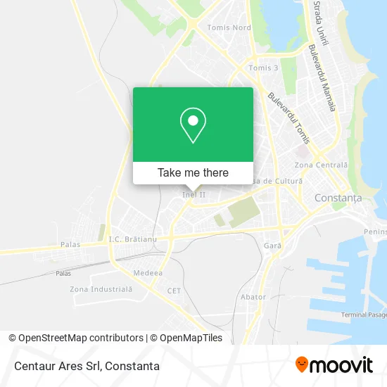 Centaur Ares Srl map