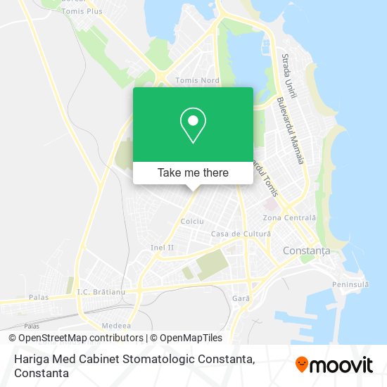 Hariga Med Cabinet Stomatologic Constanta map
