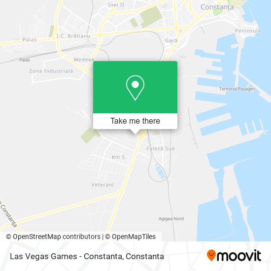 Las Vegas Games - Constanta map