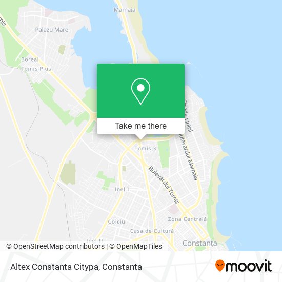 Altex Constanta Citypa map